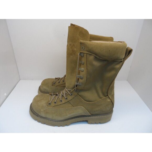 Hoffman Men's 10" Powerline Climbing Boots "Made In USA" Coyote Size 10EE - Picture 4 of 7